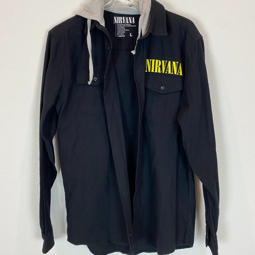 Nirvana Hooded Flannel